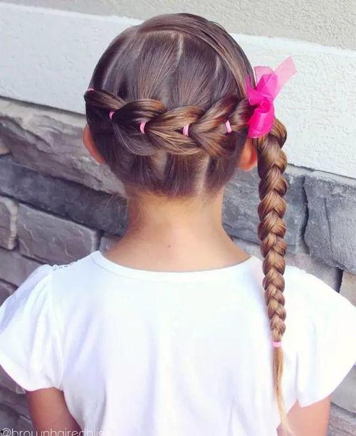 小孩编辫子视频,可爱发型轻松学